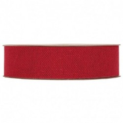 POLYCOTTON RIBBON MM25X20MT RED  - 5154M
