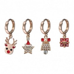 ORECCHINI ROSE GOLD CHRISTMAS  - 82133