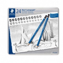 MATITE STAEDTLER LUMOGRAFH BLACK 24PZ