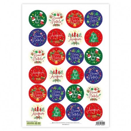 STICKERS NATALE FANTASIA BL. 2F.