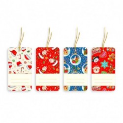 CHIUDIPACCO CON FILO SANTA CLAUS