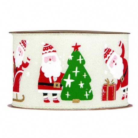 NASTRO SANTA & GIFTS MM63X10MT  - 5018