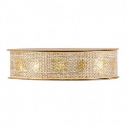 NASTRO PRINT SNOW MM25X10MT NATURAL  -