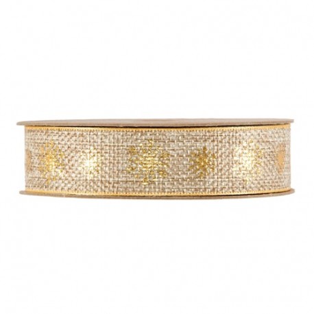 NASTRO PRINT SNOW MM25X10MT NATURAL  -