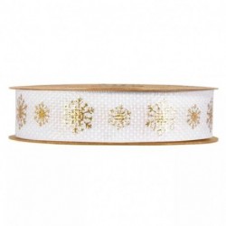 NASTRO PRINT SNOW MM25X10MT WHITE  -