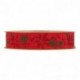 NASTRO RED MISTLETOE MM21X10MT  - 5227