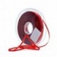 SATIN W/METAL HEDGE MM3X50MT RED  -