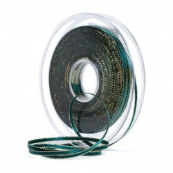 SATIN W/METAL HEDGE MM3X50MT GREEN  -