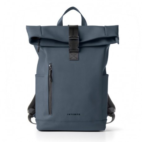 ZAINO IN GOMMA ROLL-TOP DROP2GO BLU