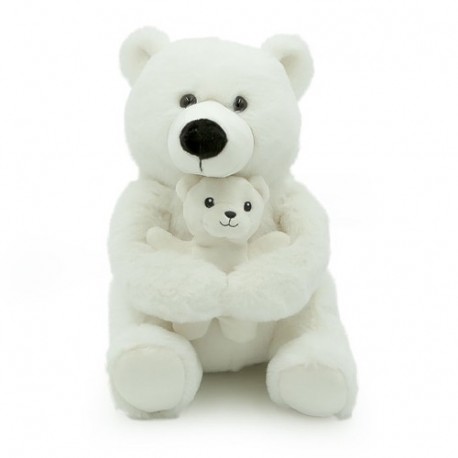 ORSO POLARE H26CM CON BABY - 25580