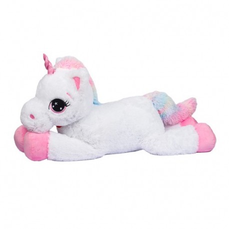 UNICORNO 100CM BIANCO E MULTICOLOR -
