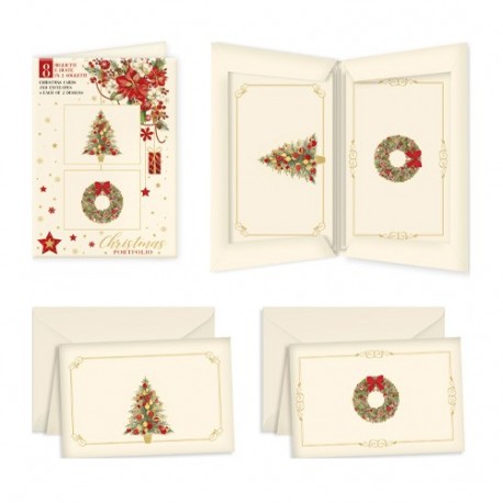 PLICO B10+10B 9X14NATALE CALZA E GIOSTRA