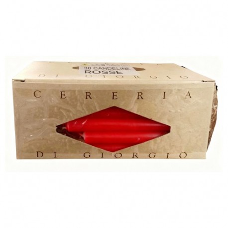 CANDELE PER ALBERO DI NATALE 10 MM