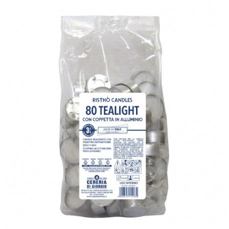 CANDELE TEALIGHT MM36 80PZ - 5704-93033