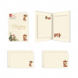 PLICO B10+10B 9X14NATALE CALZA E GIOSTRA