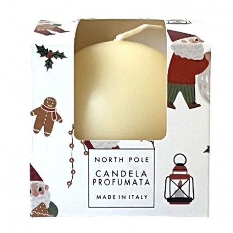 CANDELA PROFUMATA SFERA D6CM AVORIO