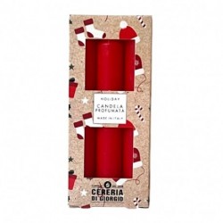 CANDELE PROFUMATA 3PZ. D.1,9CM H12,5 ROS