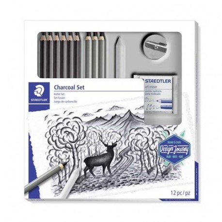 SET DISEGNO CARBONCINO - 61 100C