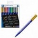 PENNARELLI STAEDTLER  METALLIC 6PZ.&1P