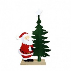 BABBO NATALE  CON ALBERO   H61CM  DI  -