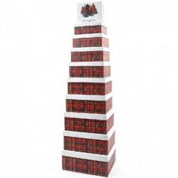 SET 10 SCATOLE RETTANGOLARI  37.5X29X16.