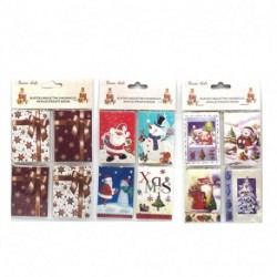 BLISTER 8 BIGLIETTINI CHIUDIPACCO NATALI