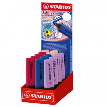 EVIDENZIATORE STABILO BOSS NATURE 15PZ