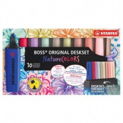 EVIDENZIATORE STABILO BOSS NATURE 10PZ