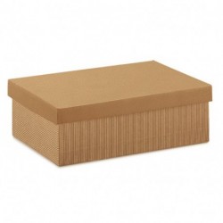 SCATOLA F/C-DP 250X250X60 ONDA AVANA