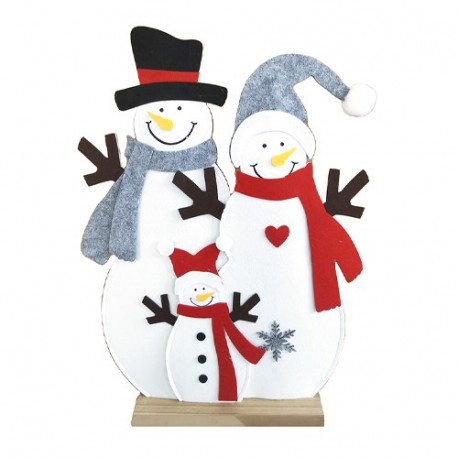 PUPAZZO DI NEVE H51CM DI FELTRO  - DS