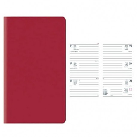 AGENDA 26 SETT.8X14 ROSSA - 055200403C