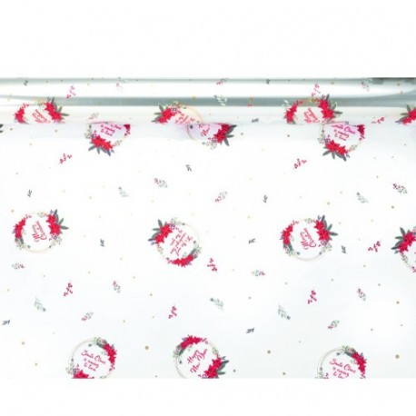 FOGLI TRASPARENTI 100X130 XMAS STAR