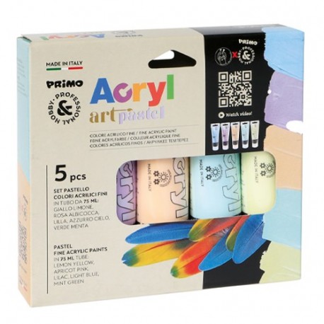 TEMPERE PRIMO ACRILICA 5PZ.X75ML PATEL