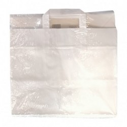 SCHOPPER IN CARTA 32X21X26CM BIANCA