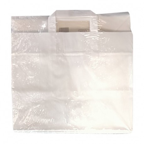 SCHOPPER IN CARTA 32X21X26CM BIANCA