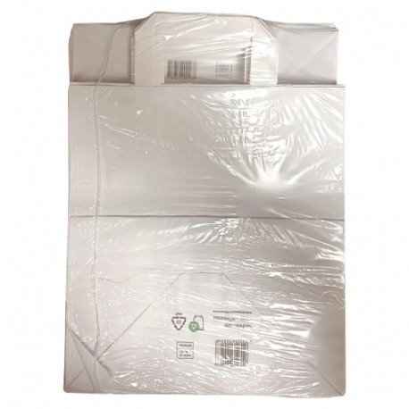 SCHOPPER IN CARTA 26X17X29CM BIANCA