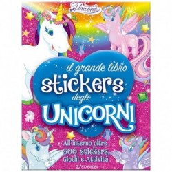 UNICORNI7 GRANDE LIBRO STICKERS  -