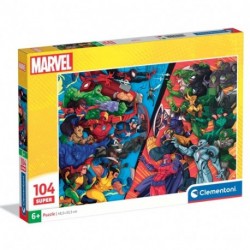 CLEM PUZZLE 104 SUPER MARVEL HEROES