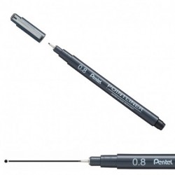 POINTLINER 0,8 NERO PENTEL - S20P-8A