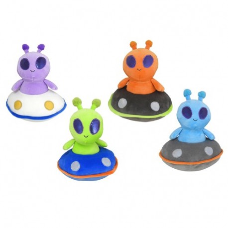 PELUCHE ALIEN RIDING UFOS  - 33081