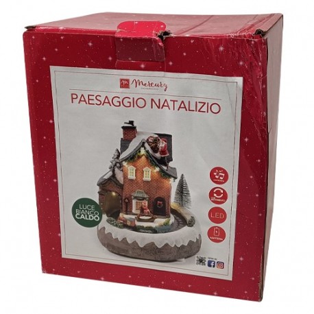 PAESAGGIO NATALIZIO C/MUSICA LUCI MOV. B
