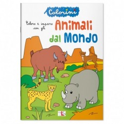 ED48522 ANIMALI DAL MONDO-COLORINI  -