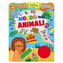 MDV422 MONDO DEGLI ANIMALI-COLORA E GIOC