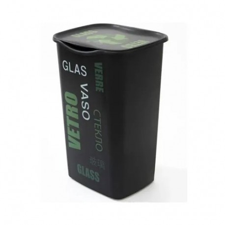 PATTUMIERA RECYCLING GLASS -  50 LT  -