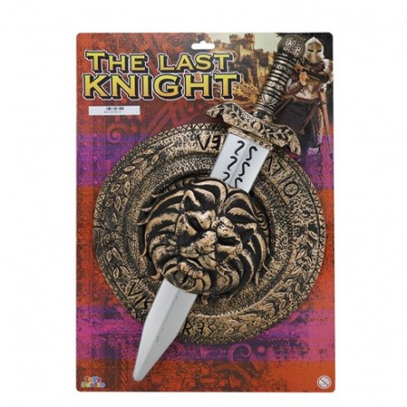 BOY SCUDO LEONE CON SPADA BL.  - 28312