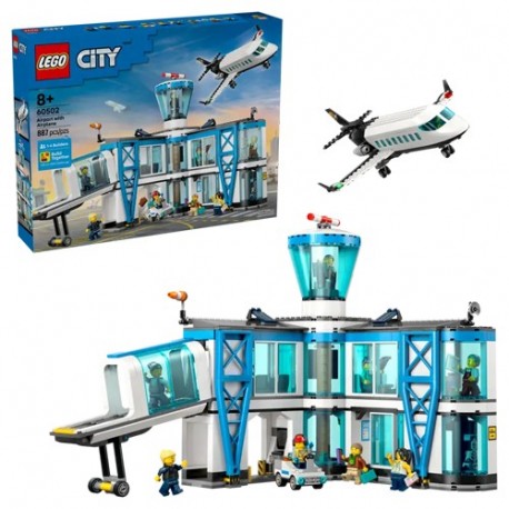 LEGO 60502 MY CITY AEROPORTO CON AEREO