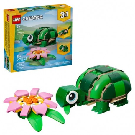 LEGO 31377 CREATOR TARTARUGA CON FIORE D