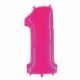 PALLONCINI IN°1 102CM FUXIA FLUO' 5PZ