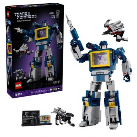 LEGO TRANSFORMERS SOUDWAVE  - 10358