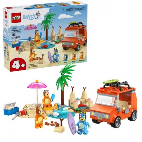 LEGO BLUEY VACANZA SULLA SPIAGGIA DELLA